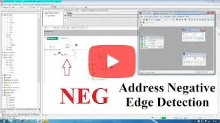 Logic element NEG Address Negative Edge Detection in Siemens PLC Programming STEP7 SIMATIC Manager !