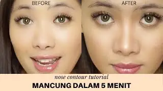 Contour Hidung untuk Beginner / 5 menit Auto Mancung / Tutorial Kontur Hidung Pemula