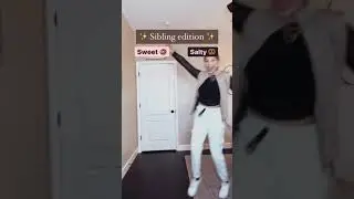 This or That ✨Sibling Edition✨ Pt. 2 | It&rsquo;s Tricky by RUN-DMC #Shorts