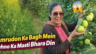 Amrudon Ke Bagh Mein Behno Ka Masti Bhara Din 😂🍐#VillageVlog#BehnoKiMasti#GaonKaVlog