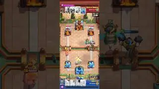 #clashroyale He thought dual lane pressure works on me😂
