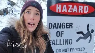 NEW MOM GOES ON EXTREME WINTER HIKE!! | The Miller Life