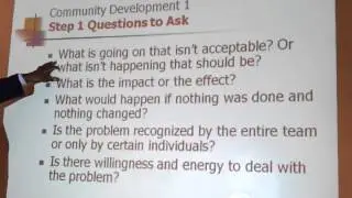 Introduction to  Community Development 1 & 2