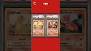 PSA 9 - Charmander & Charmeleon - 46/102 & 24/102 Base Set 1999 Pokemon Card