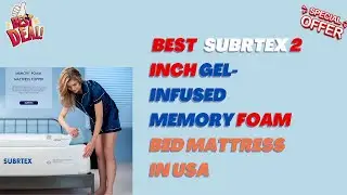 Best subrtex 2 Inch Gel-Infused Memory Foam Bed Mattress | Purple Mattress