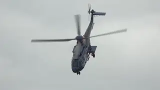 Letztmalig: Landung Super Puma D-HEGD BPOL-Fliegergruppe Sankt Augustin vor Ausmusterung 16.04.25
