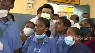 CM MK Stalin selfie With students | Tamil Nadu Mass CM Stalin with public | Journalist Report