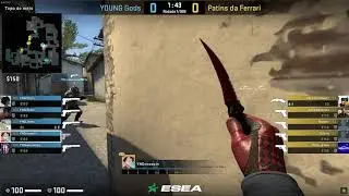 Pov csgo demo Snowzin (18/12) GODSENT Academy vs Patins da Ferrari - Inferno (ESEA Winter 19/02/22)