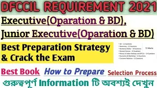 DFCCIL Syllabus 2021।Preparation Strategy।DFCCIL Best Book।DFCCIL Executive Oparation & BD Syllabus।