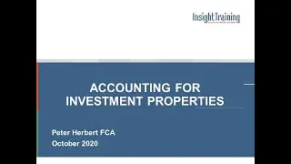 Accounting for Investment Properties