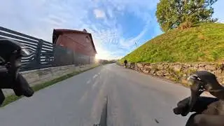 Zjazd do Czudca z Niechobrza