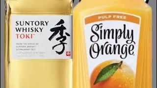 (Контент 21+, употребляйте ответственно) Suntory Toki x Simply Orange Juice