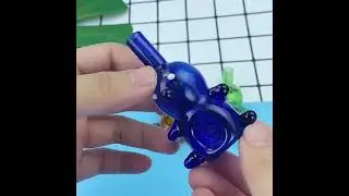 Bear glass hand pipe