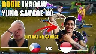 DOGIE INAGAW PA YUNG PANG SAVAGE KO |PH VS INDO WITH AETHER SOUL | GAMEPLAY MOBILE LEGENDS