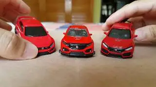 Honda Civic Type R Comparison (UPDATE) - Hot Wheels vs Majorette vs MINI GT