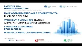 BIM dall&rsquo;adempimento all&rsquo; opportunit&agrave; - 05/11/2025