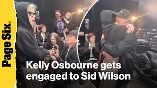 Kelly Osbourne gets engaged at dad Ozzy&rsquo;s Black Sabbath farewell show, just weeks before his death