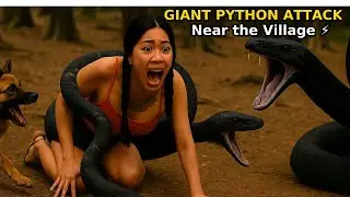 GIANT PYTHON ATTACKS Near the Village! 😱