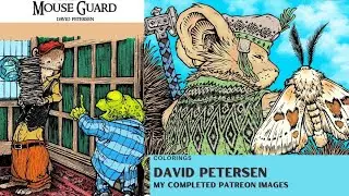 David Petersen: My Mouse Guard Patreon Colorings