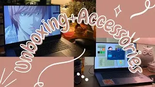 Unboxing my new laptop HUAWEI MATEBOOK D15 + ACCESSORIES + SETUP + CUSTOMIZING (2022)