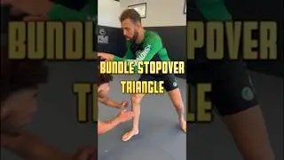 Counter a take down with bundle step over triangle 🤙🏽#jiujitsu #grappling #mma #brazilianjiujitsu