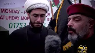 المشاية لهيئة خدام المهدي في لندن إلى أرض فدك الصغرى لندن 1437