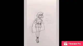 I draw Oona Lee from 5worlds: the sand warrior