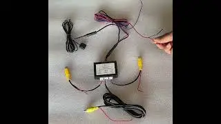Camera control box for rear view and front view