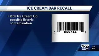 Ice cream bars sold in Georgia, South Carolina face recall