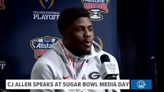UGA linebacker CJ Allen talks what Dawgs need to do to beat Ole Miss in Sugar Bowl