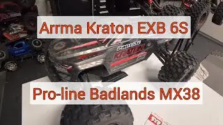 Arrma Kraton EXB S with Pro line Badlands MX38