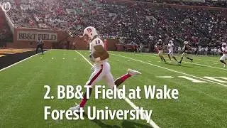 BB&T and SunTrust fields and arenas that may change as a result of the merger