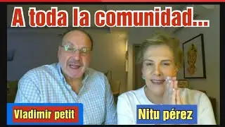 Nitu p&eacute;rez osuna  y Vladimir petit  hacen comunicado p&uacute;blico de inter&eacute;s