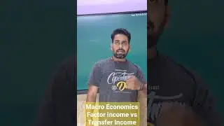Macro economics #factorincome #transferincome #easiestwaytolearn #brightway