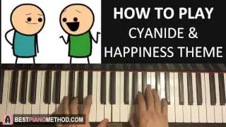 HOW TO PLAY - Cyanide & Happiness - Theme Song (Piano Tutorial Lesson)
