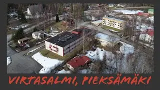Virtasalmi, Pieks&auml;m&auml;ki (Drone ilmakuvaa)