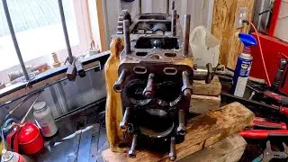Pony motor (donkey start) disassembly 1939 Caterpillar D4 