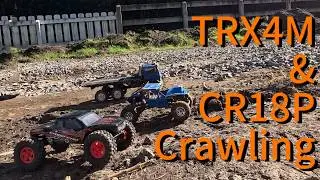 HobbyPlus Arktos 6X6, CR18p JuiceUp & Traxxas TRX4M - Backyard Crawling