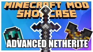 Advanced Netherite!! 4 Brand new Netherite variants | Minecraft Mod Showcase.