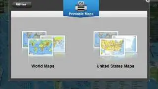 World Atlas and Maps -HD iPad App; Walk-through Video