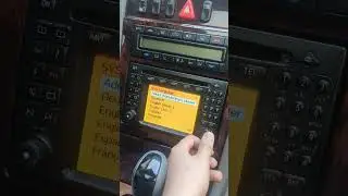 how to change comand 2.0 's language in w210 #audio #music #phonkmusic #automobile