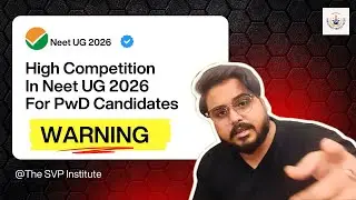 PwD Candidates Neet 2026 High Competition & Expected MBBS Cutoff All Category Wise SVP #PwD #MBBS 