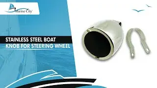 Marine City 316 Stainless Steel Boat Knob Wheel-Spinning Ball Knob for Steering Wheel MC73058060-1