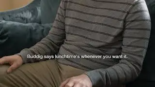 Buddig Stomach Growls - Two Men with Talking Stomachs Commercial