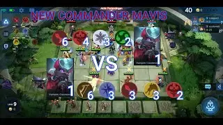 NEW COMMANDER MAVIS SKILL 1 | MATCH TERLAMA NYEDOT DARAH SAMPE 30 MENIT | MAGIC CHESS MOBILE LEGENDS