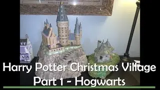 Harry Potter Department 56 Christmas Village | Hogwarts Foam Carving Part 1