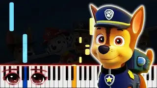 Piano easy | PAW Patrol - Mighty Pups | PVisualiano