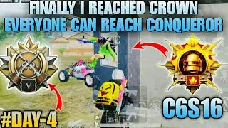 🇮🇳~DAY-4 HOW TO GET HIGH PLUS IN CONQUEROR PUSH | HOW MANY POINTS REQUIRED TODAY IN SOLO CONQUEROR |