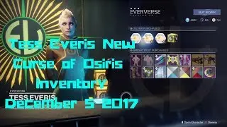 Destiny 2 Tess Everis New Curse of Osiris Inventory