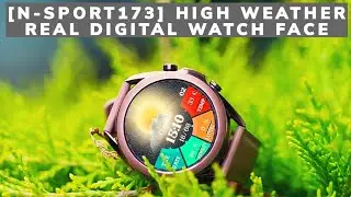[N-SPORT173] HIGH WEATHER REAL DIGITAL  WATCH FACES]